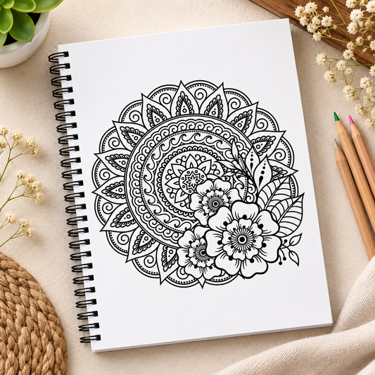Mindful Mandalas Coloring Book