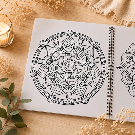 Mindful Mandala for Adults – Volume 2 | Relaxing Coloring Book