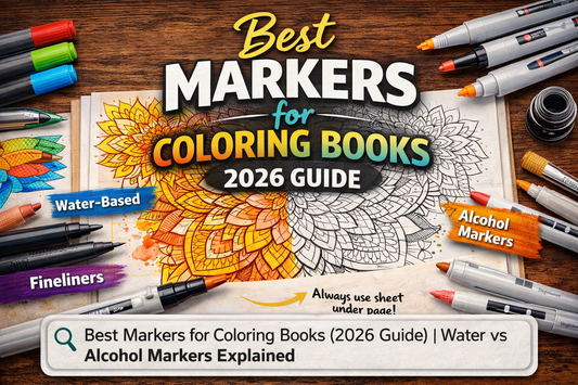 Best Markers for Coloring Books (2026 Guide) | Water vs Alcohol Markers Explained The Spectrum Stories