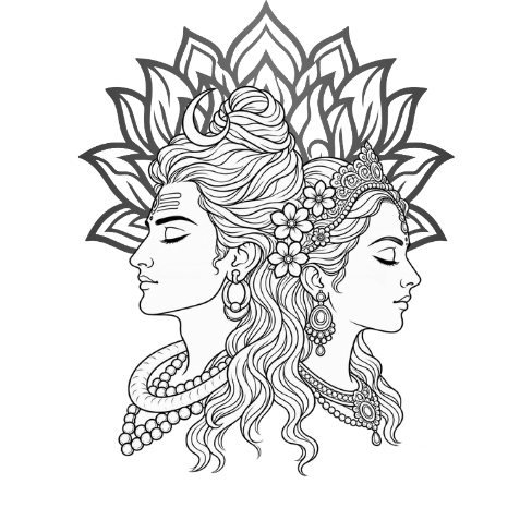 Shiva Mandala Coloring Book for Adults