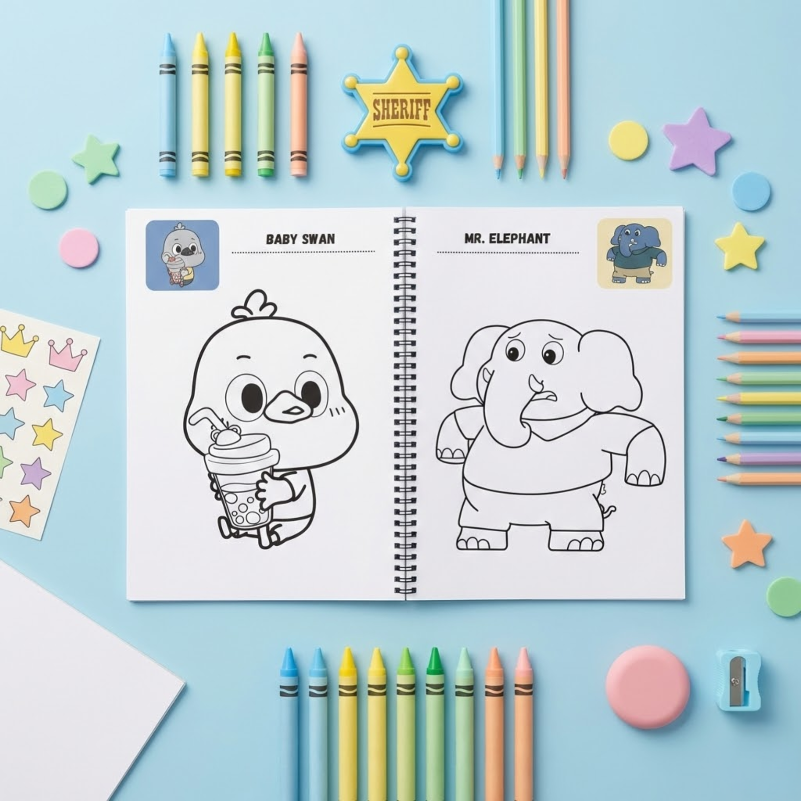 Sheriff Labrador Coloring Book The Spectrum Stories