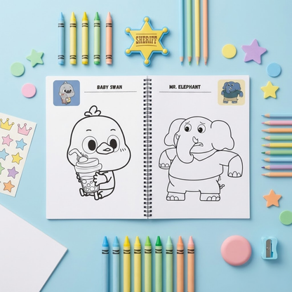 Sheriff Labrador Coloring Book The Spectrum Stories