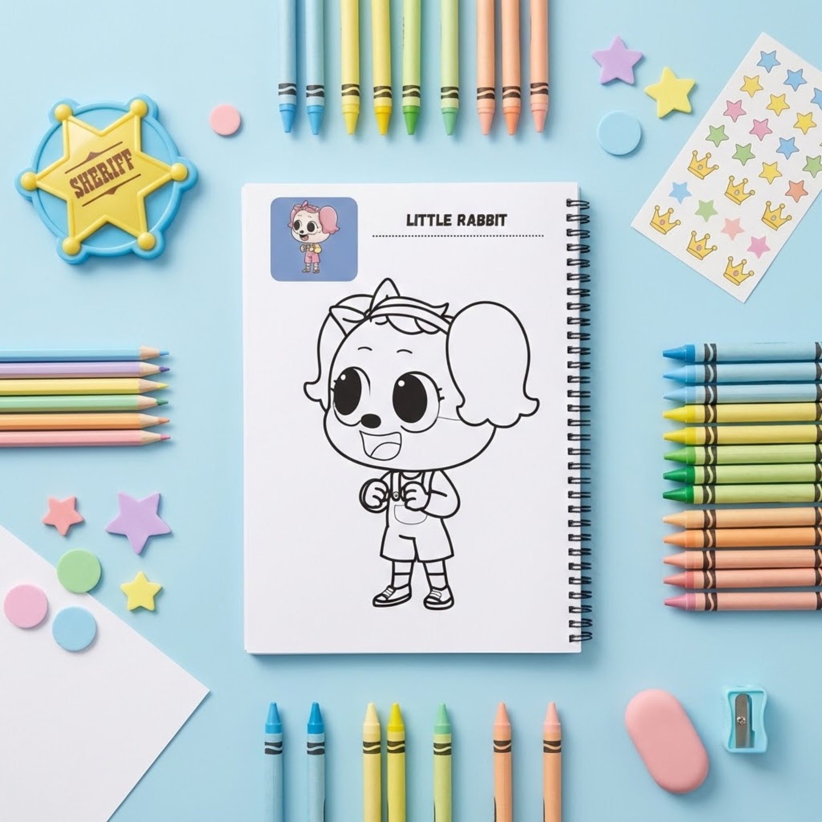 Sheriff Labrador Coloring Book The Spectrum Stories