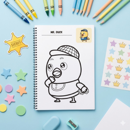 Sheriff Labrador Coloring Book The Spectrum Stories