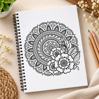 Mindful Mandalas Coloring Book