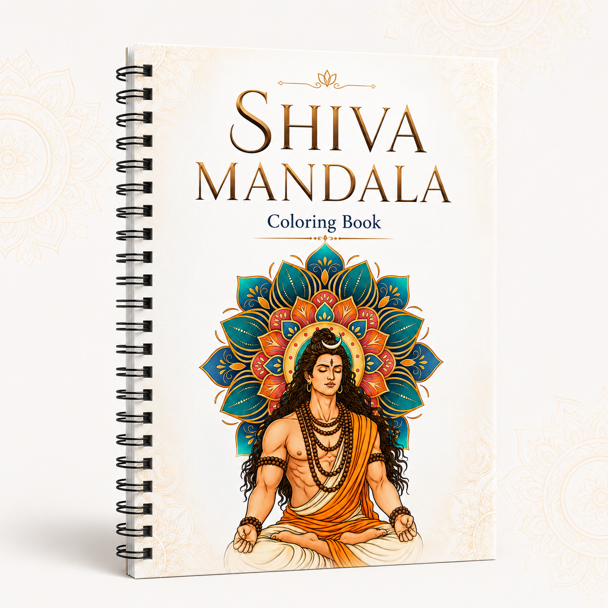 Shiva Mandala Coloring Book for Adults