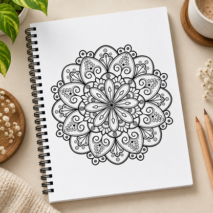 Mindful Mandalas Coloring Book
