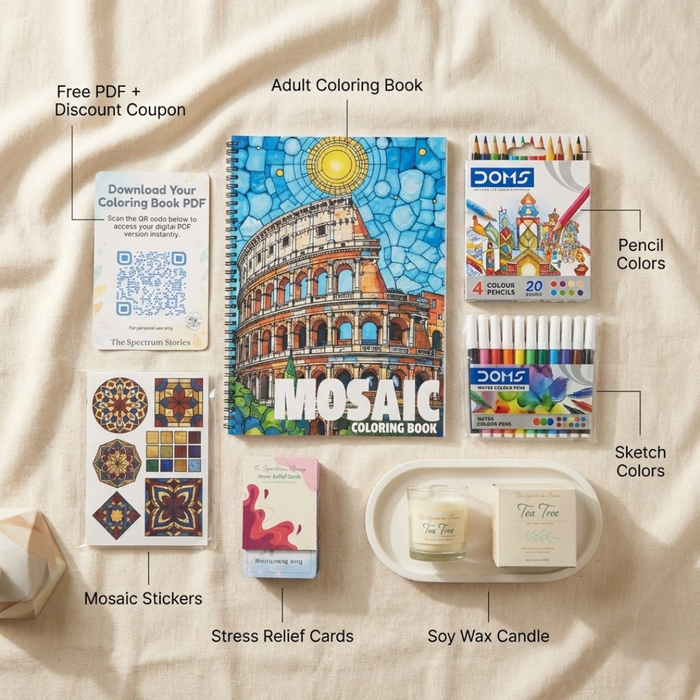 Mosaic Magic Coloring Book – Artistic Patterns for Calm & Creativity