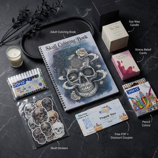 Skull Serenity Coloring Book