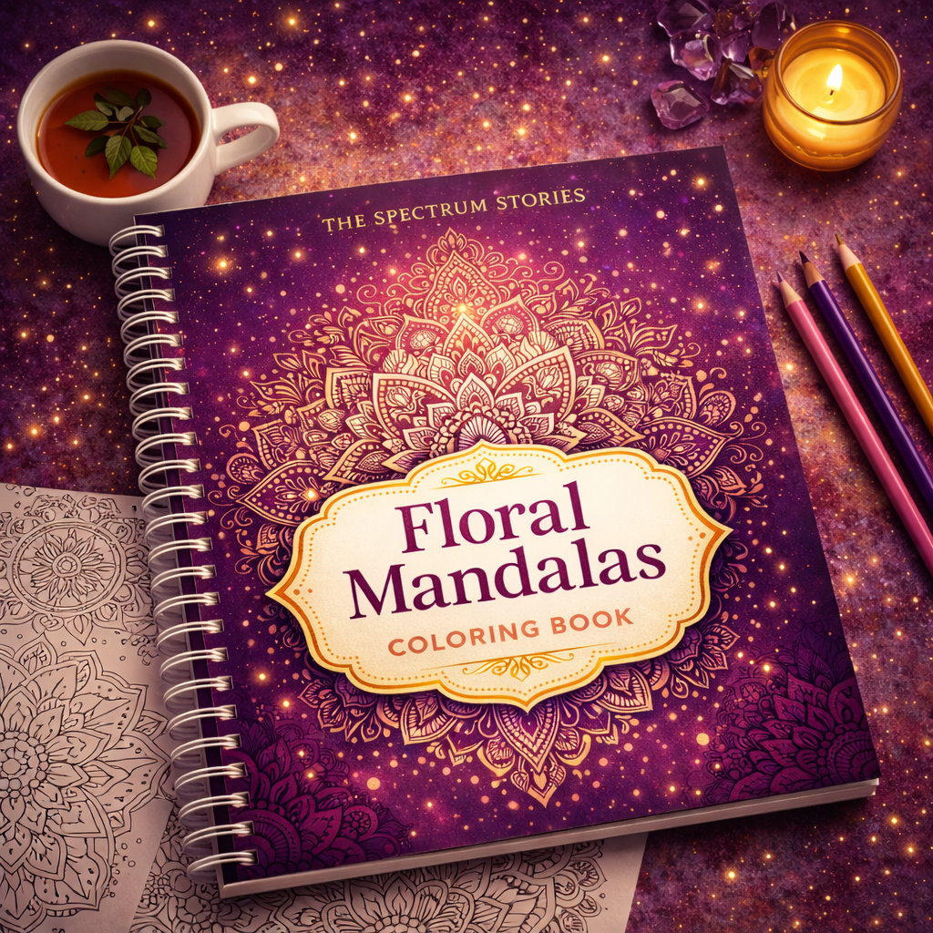 Floral Mandala Coloring Book – 30 Beautiful Flower & Nature Designs for Stress Relief, Mindfulness & Creative Calm The Spec