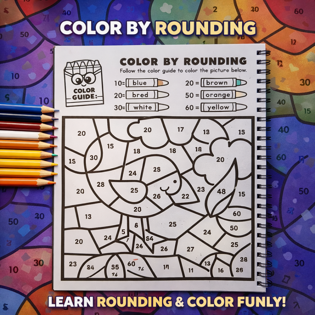 Color By Number Mysteries for Kids | 30+ Fun Illustrations | Color By Letter & Number | A4 Wiro Bound | Screen-Free Learning