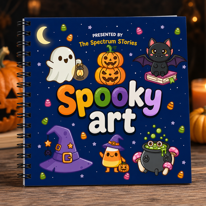 Spooky Art Coloring Book for Adults