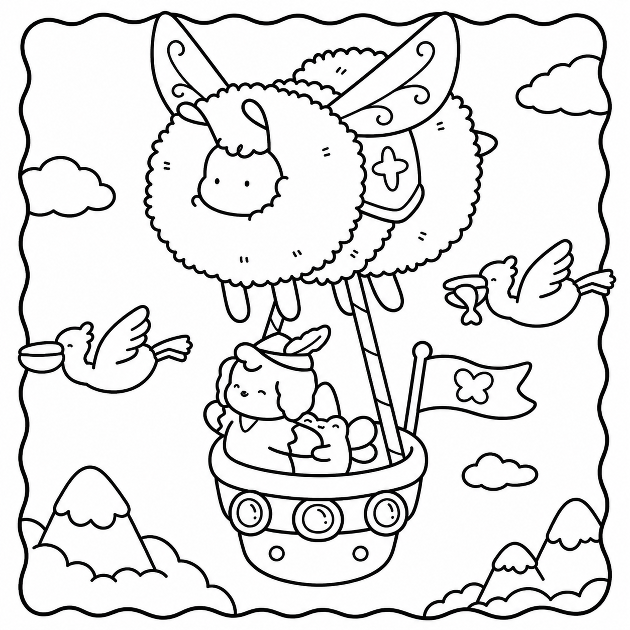Fantasy Land Adult Coloring Book – A Magical Escape