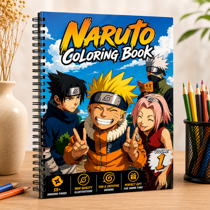 Naruto Coloring Book for Adults