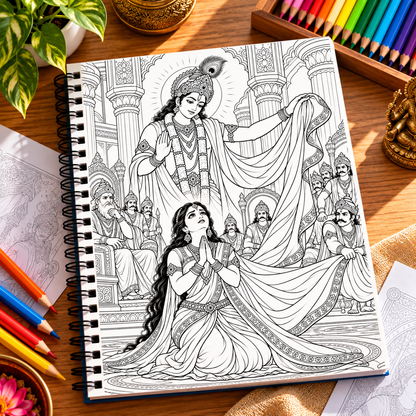 Mahabharat – An Epic Coloring Journey Book
