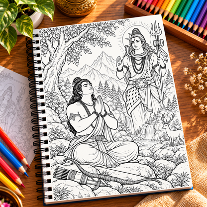 Mahabharat – An Epic Coloring Journey Book