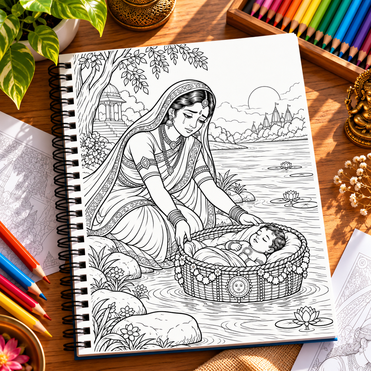 Mahabharat – An Epic Coloring Journey Book