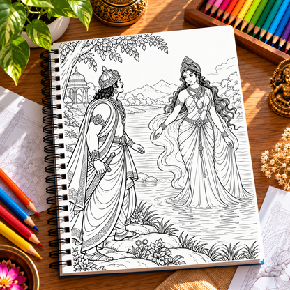 Mahabharat – An Epic Coloring Journey Book