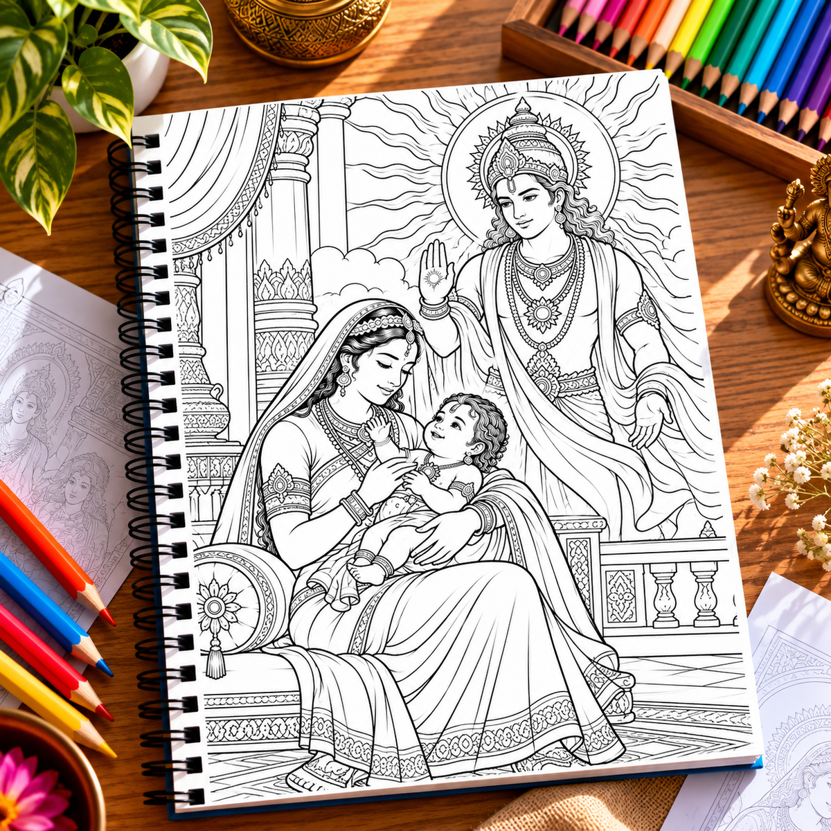 Mahabharat – An Epic Coloring Journey Book