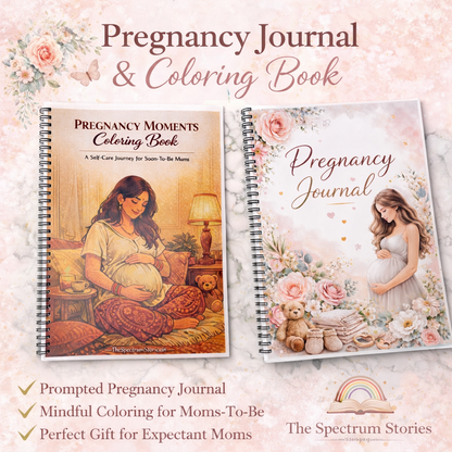 Pregnancy Moments Coloring Book – A Self-Care Journey for Soon-To-Be Mums