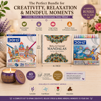 Mindful Mandalas: Adult Coloring Book for Stress Relief & Relaxation