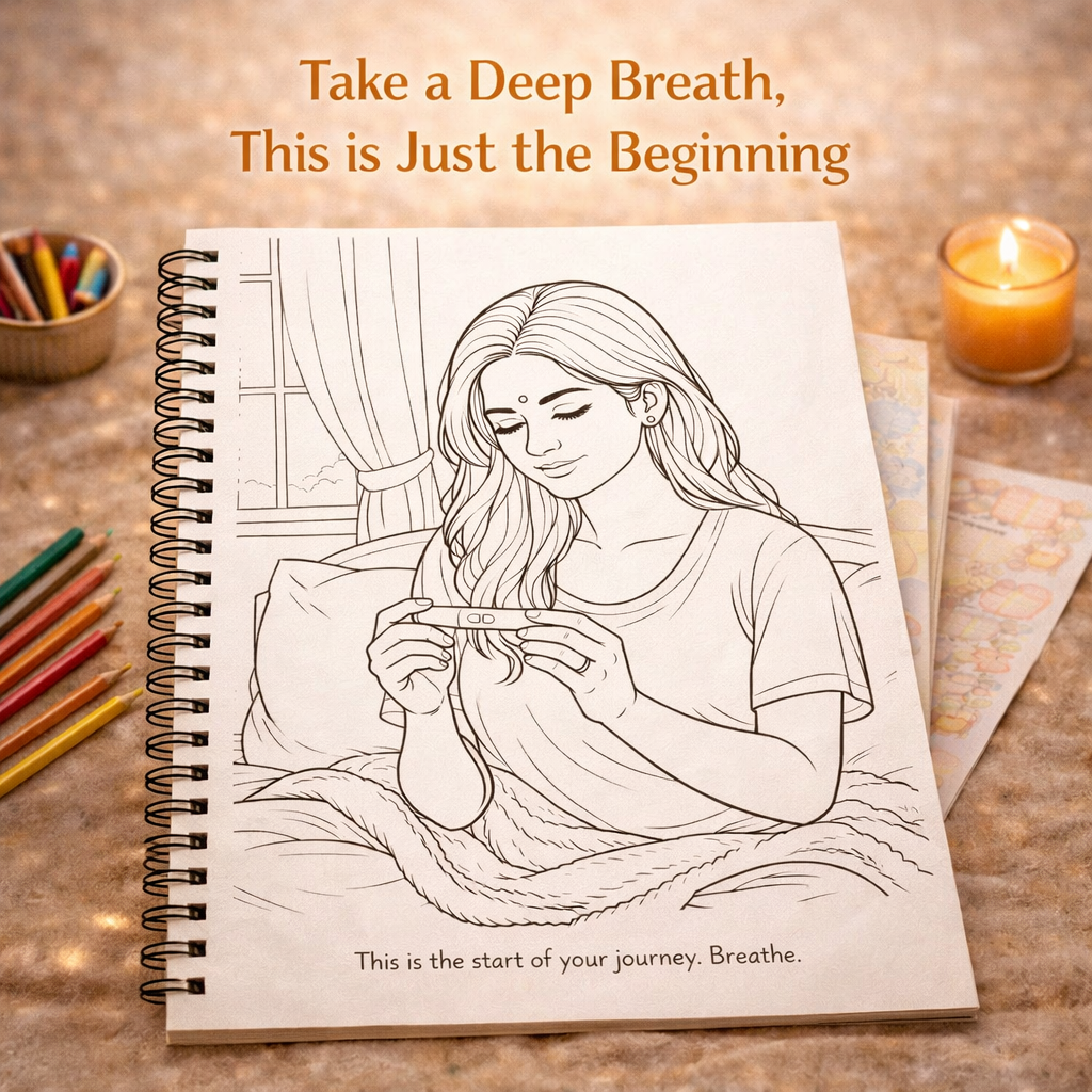 Pregnancy Moments Coloring Book – A Self-Care Journey for Soon-To-Be Mums