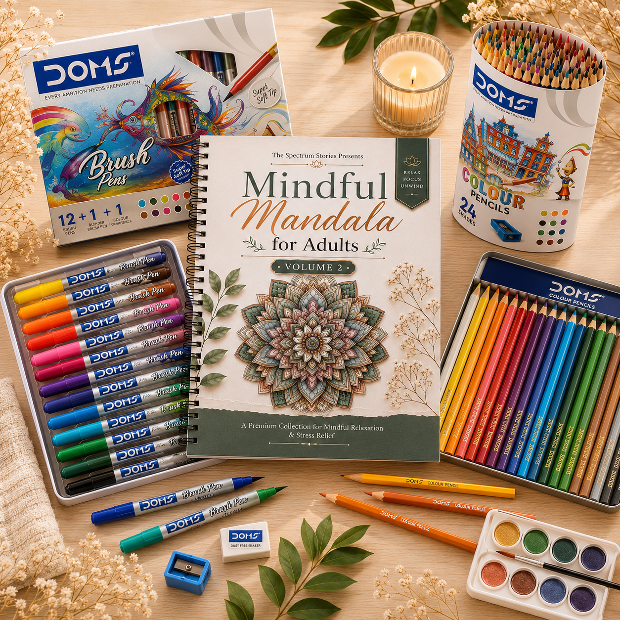 Mindful Mandala for Adults – Volume 2 | Relaxing Coloring Book