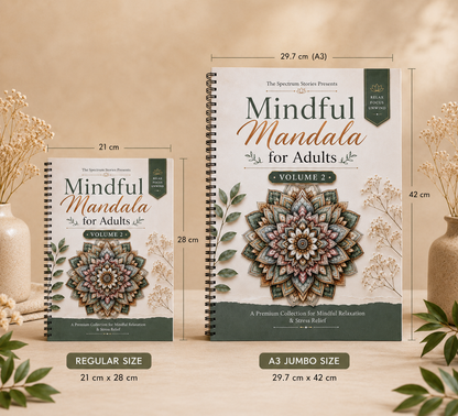 Mindful Mandala for Adults – Volume 2 | Relaxing Coloring Book