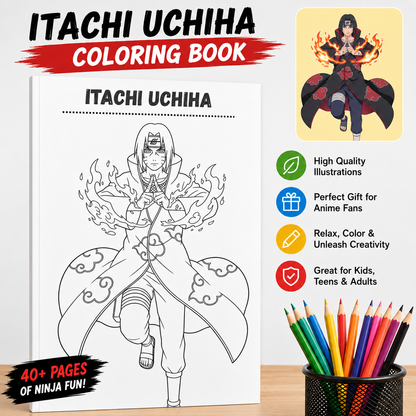 🍥 Naruto Coloring Book – Volume 1
