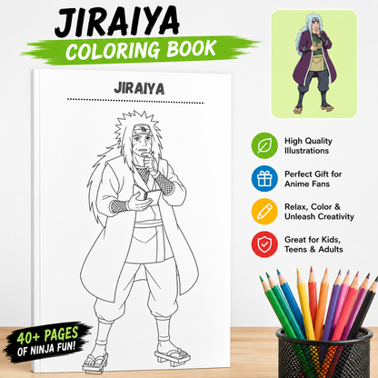🍥 Naruto Coloring Book – Volume 1