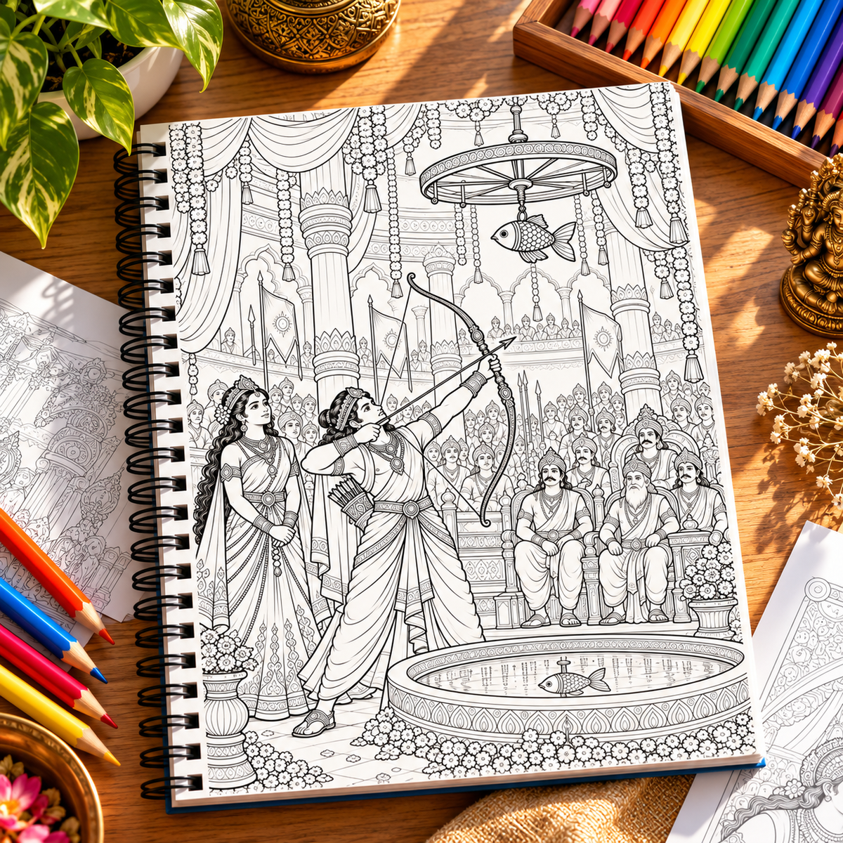 Mahabharat – An Epic Coloring Journey Book