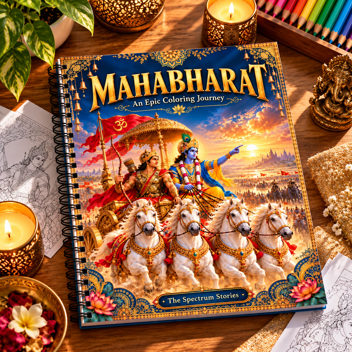 Mahabharat – An Epic Coloring Journey Book