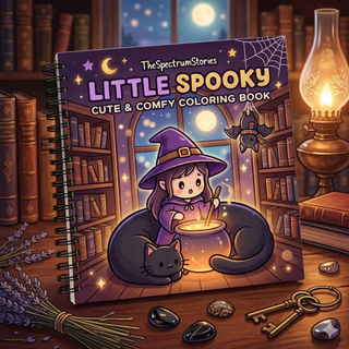 Cozy Little Spooky Coloring Book