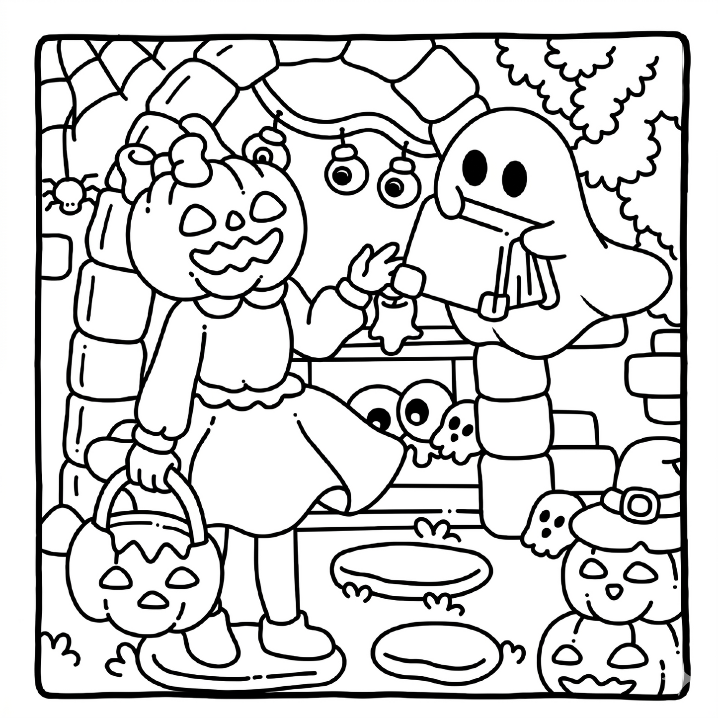 Ghost Glow: A Cute & Comfy Coloring Book