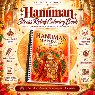Hanuman Mandala Coloring Book