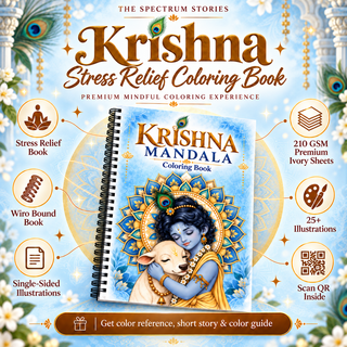 Krishna Mandala Coloring Book