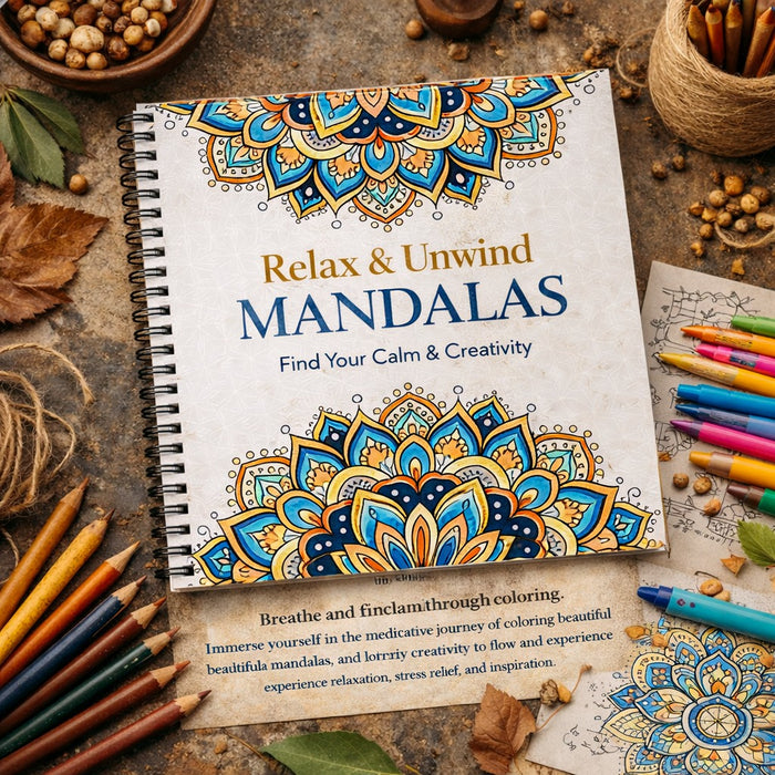 Mindful Mandalas Coloring Book