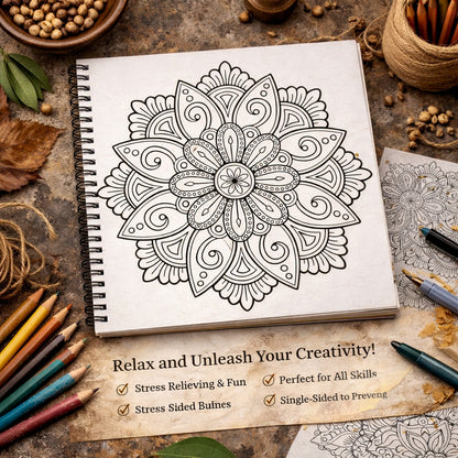 mindful mandala illustration 