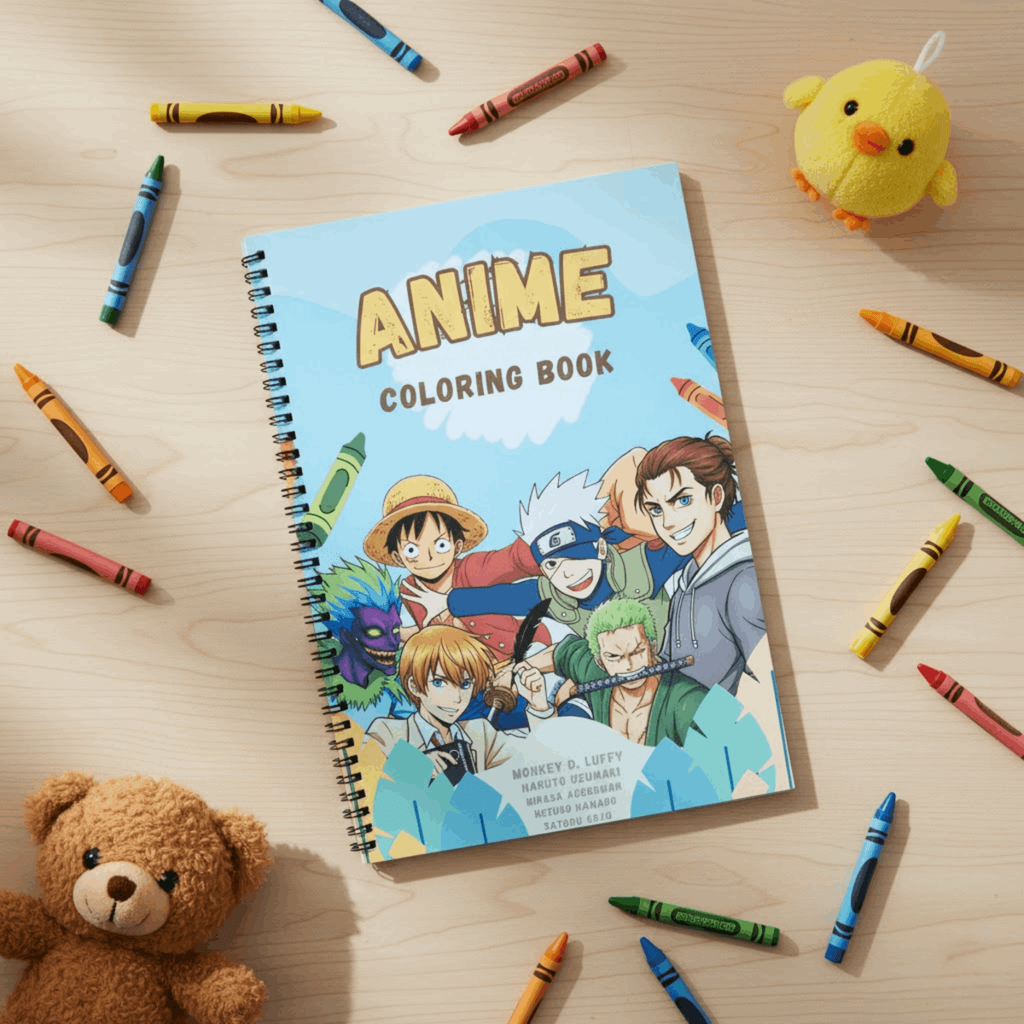Brainrot Coloring Book Set - 3 Books Featuring Skibidi & Anime