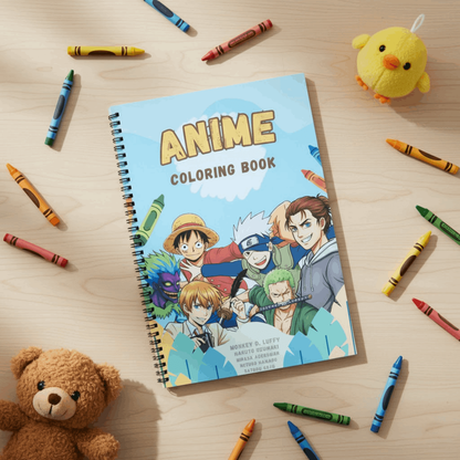 Brainrot Coloring Book Set - 3 Books Featuring Skibidi & Anime