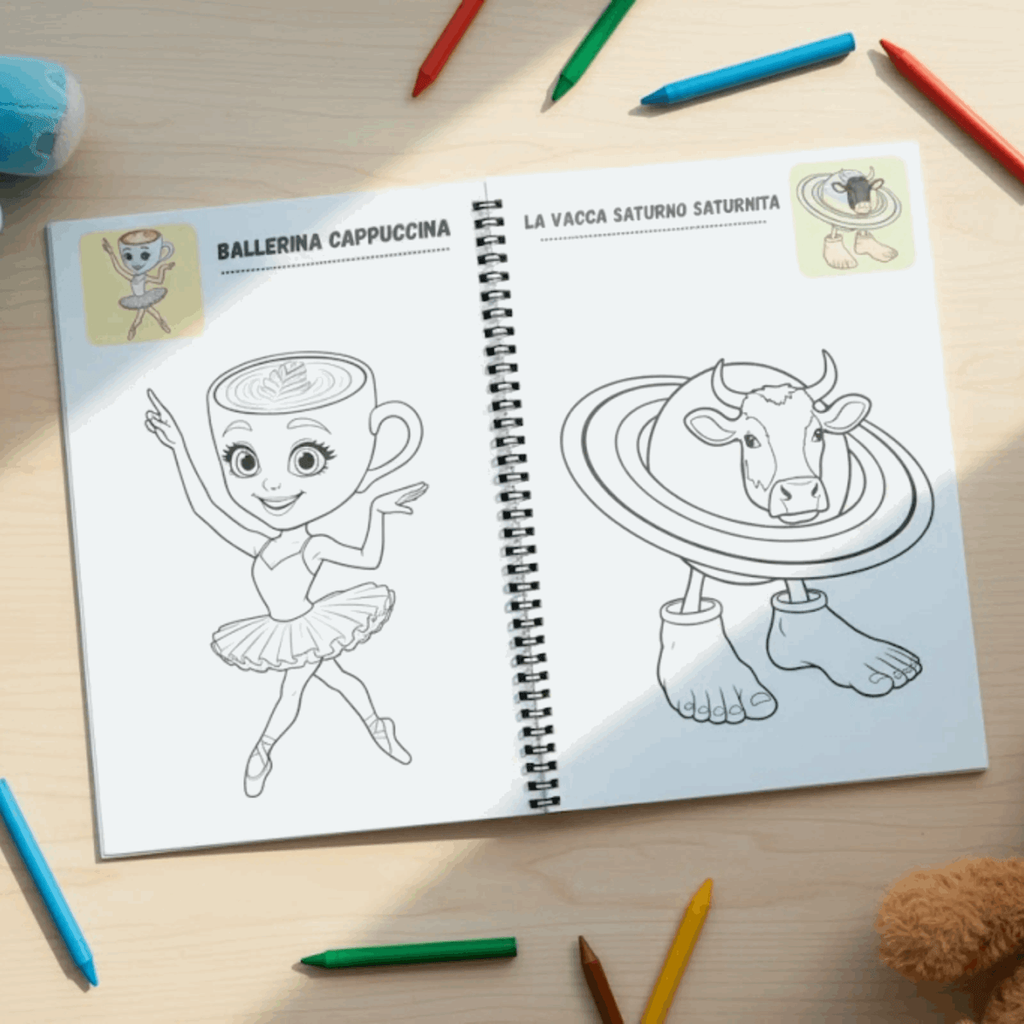 brainrot coloring book - Viral Internet Culture Art Book for Teens & Adults