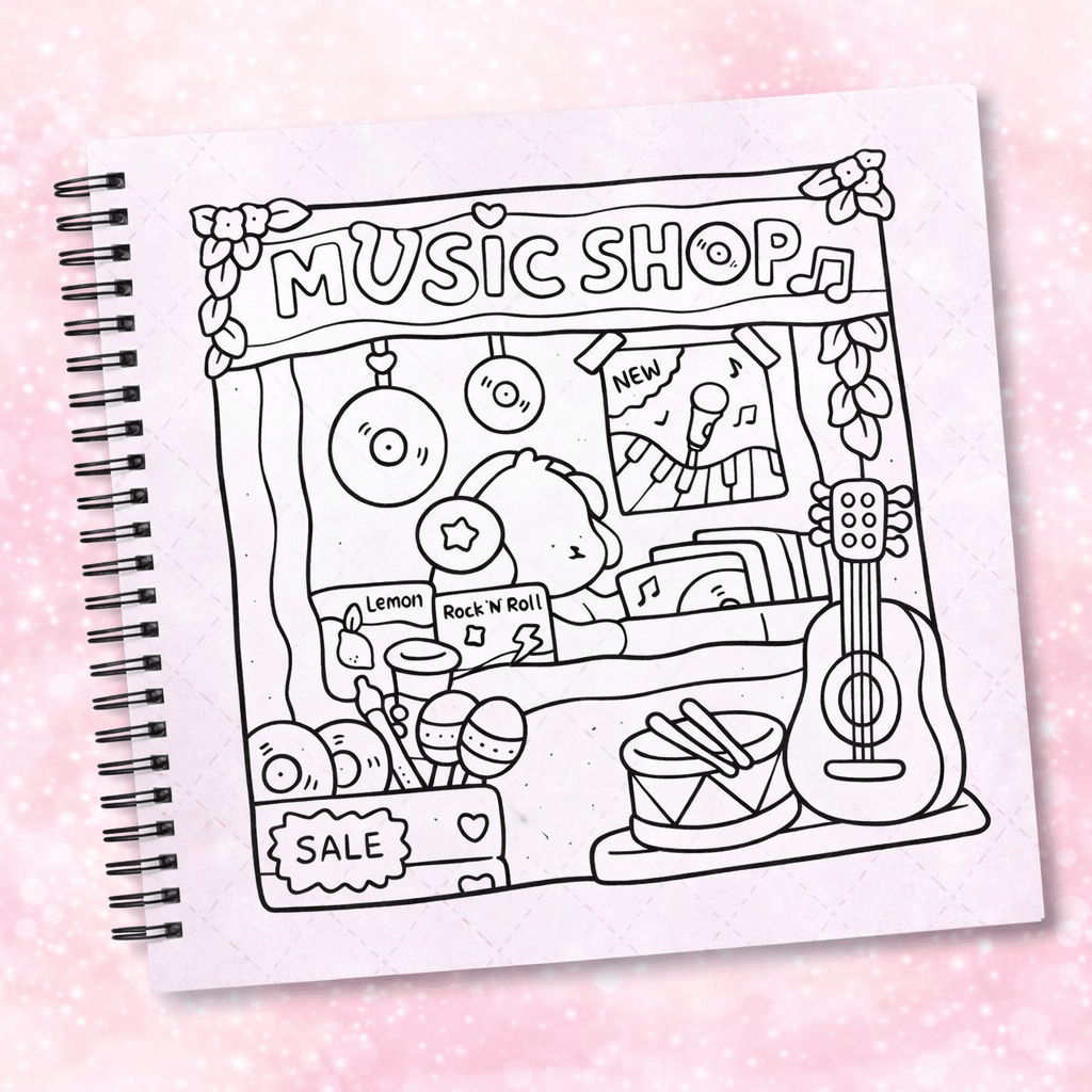 Cozy Corner Coloring Book - The Spectrum Stories