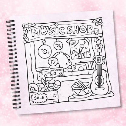Cozy Corner Coloring Book - The Spectrum Stories