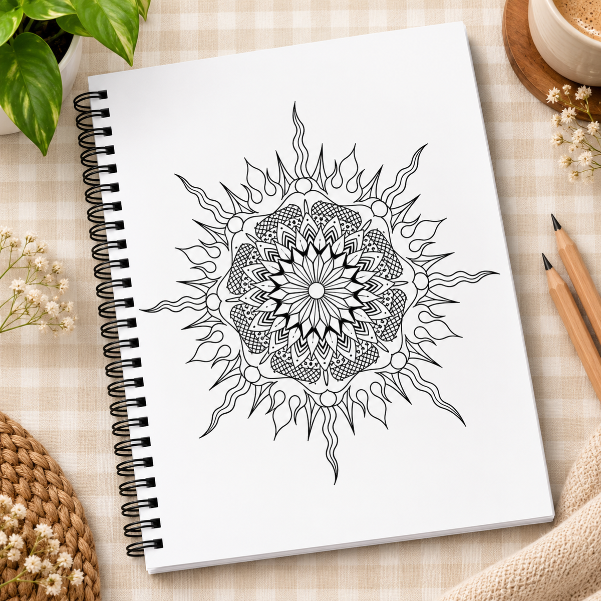 Mindful Mandalas Coloring Book