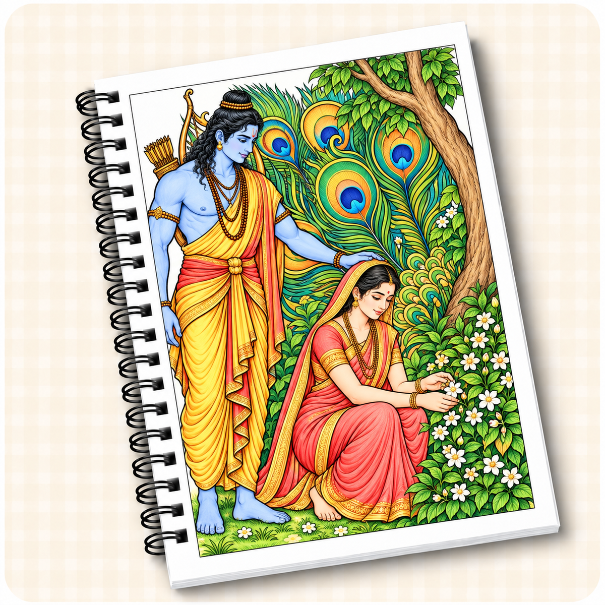Shree Ram Mandala Coloring Book
