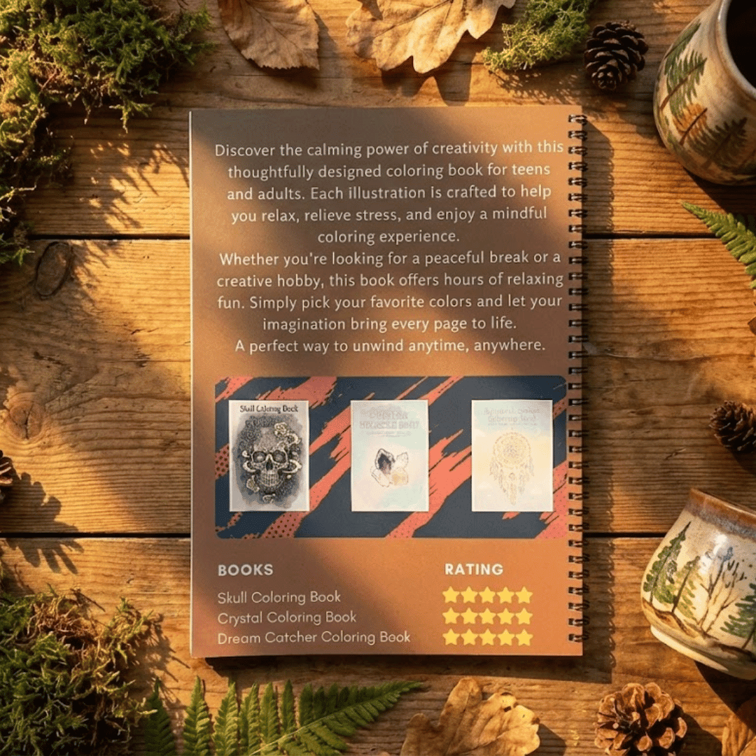 Enchanted Mushroom Coloring Book – Cozy Forest Art for Relaxation - The Spectrum Stories