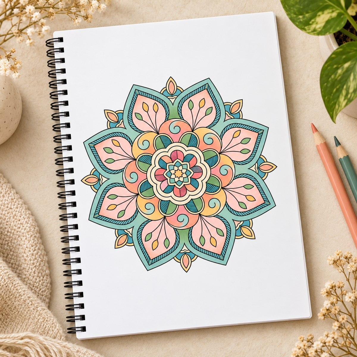 Mindful Mandalas Coloring Book