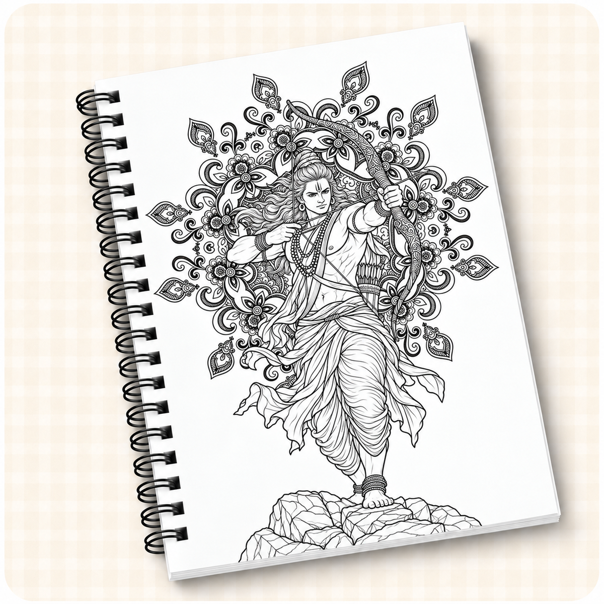 Shree Ram Mandala Coloring Book