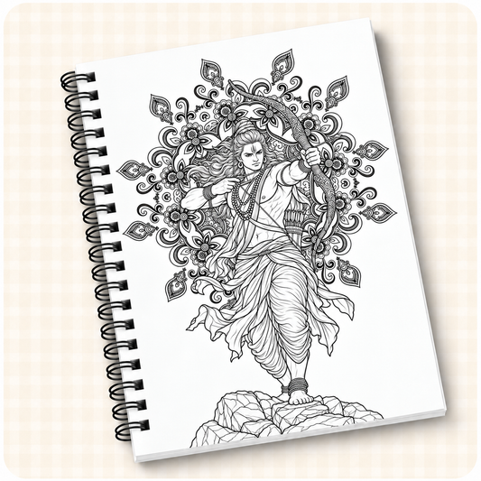 Shree Ram Mandala Coloring Book