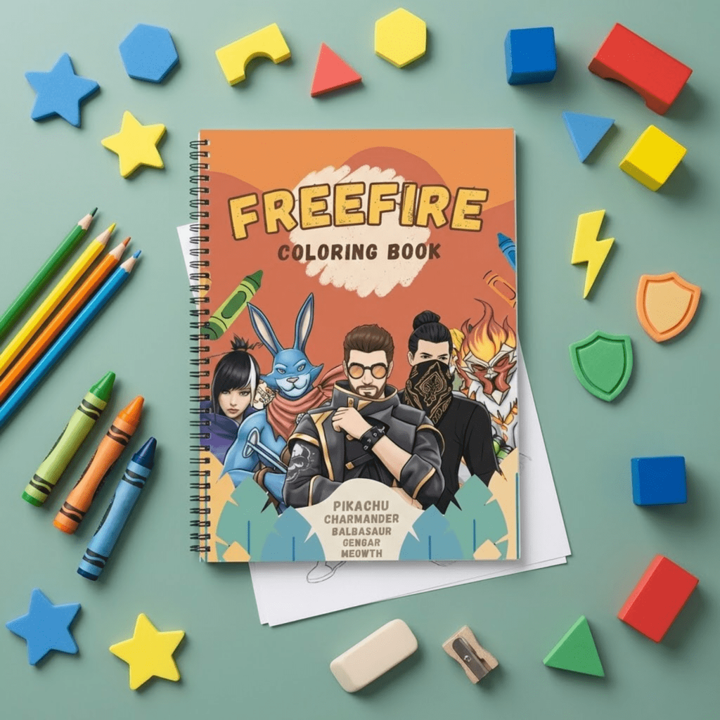 Free Fire Coloring Book